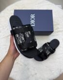 Christian Dior Slippers Alpha Oblique