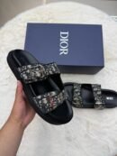 Christian Dior Aqua Slippers Blauw