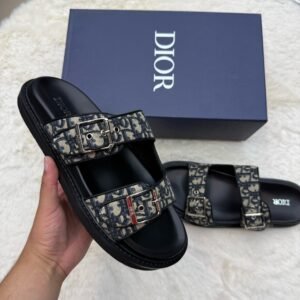 Christian Dior Aqua Slippers Blauw