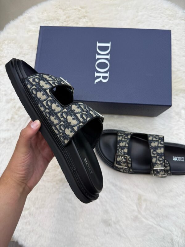 Christian Dior Aqua Slippers Blauw - Image 3