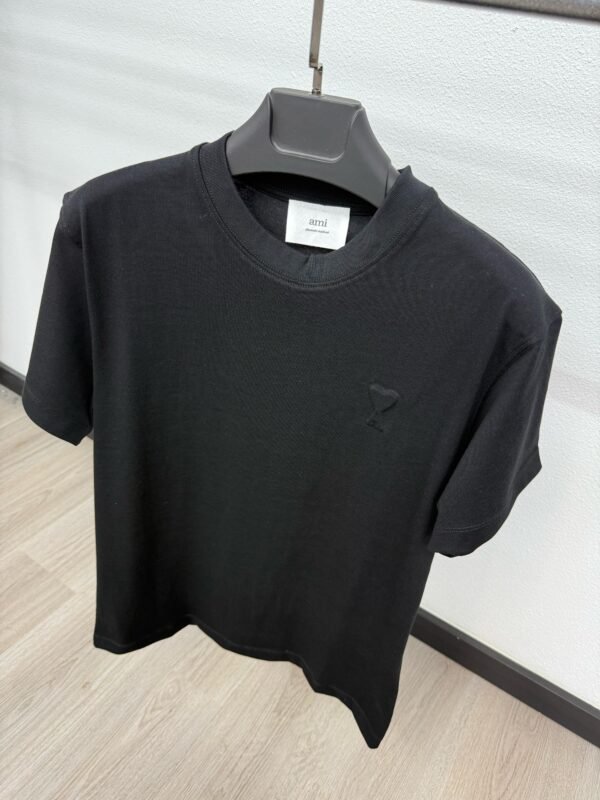 Ami Zwart T-Shirt Small Logo - Image 2