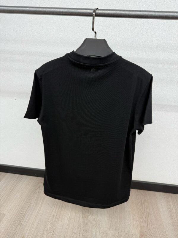 Ami Zwart T-Shirt Small Logo - Image 3