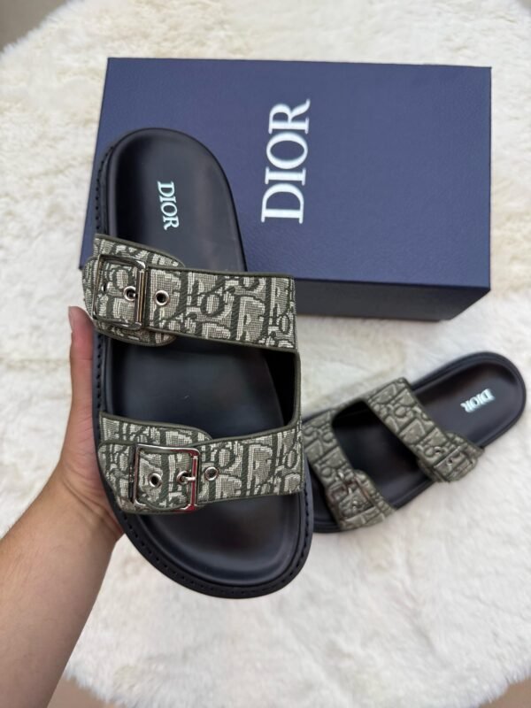 Christian Dior Aqua Slippers Groen - Image 3