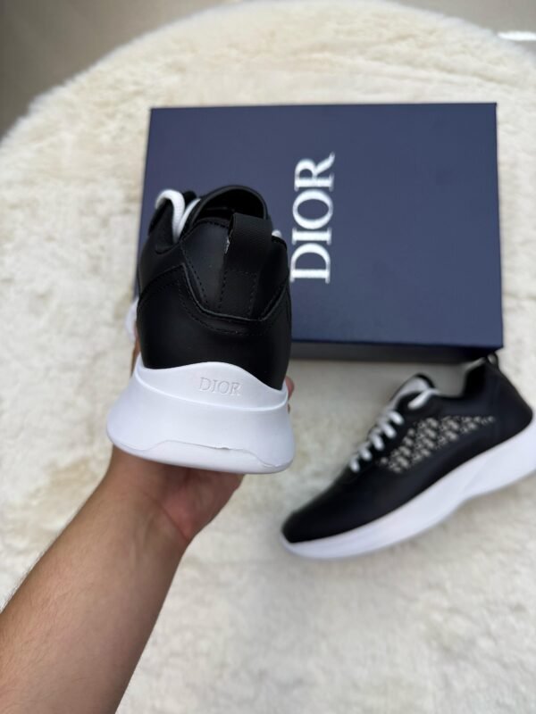 Christian Dior B25 Black White Leather - Image 4