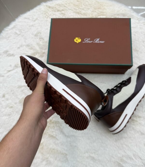 Loro Piana Week-End Walk In Sneakers Brown - Image 3