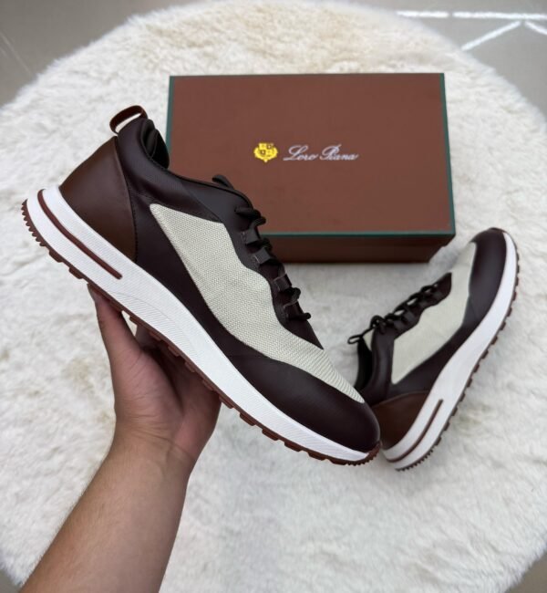 Loro Piana Week-End Walk In Sneakers Brown - Image 2