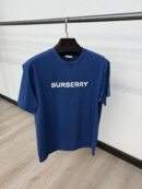 Burberry Text T-Shirt Dark Blue