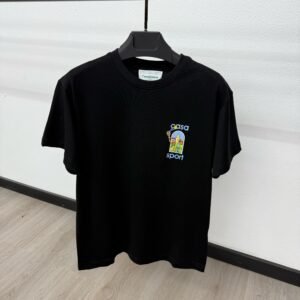 Casablanca Black T-Shirt Tennis