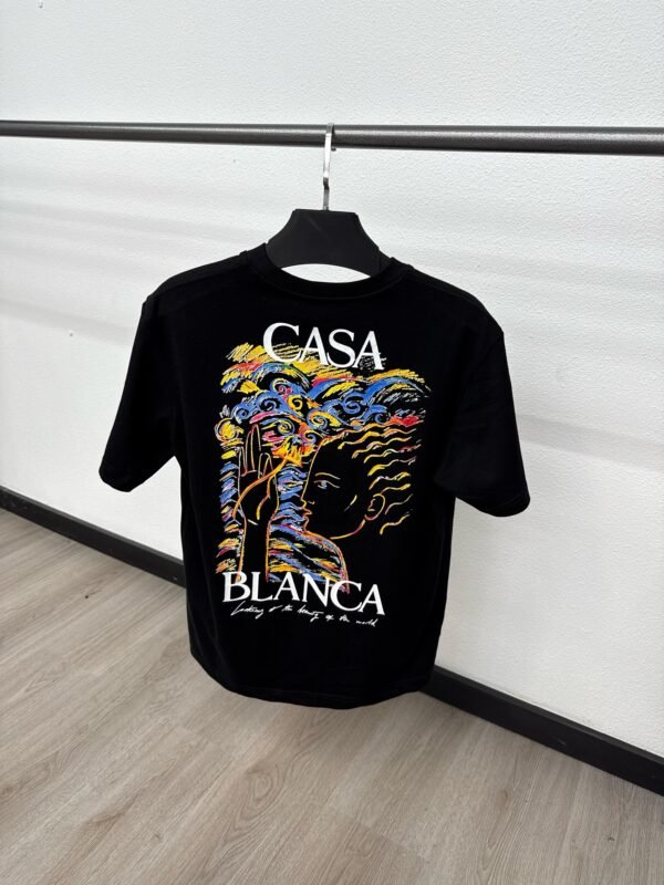 Casablanca Ghosty T-Shirt Black - Image 2