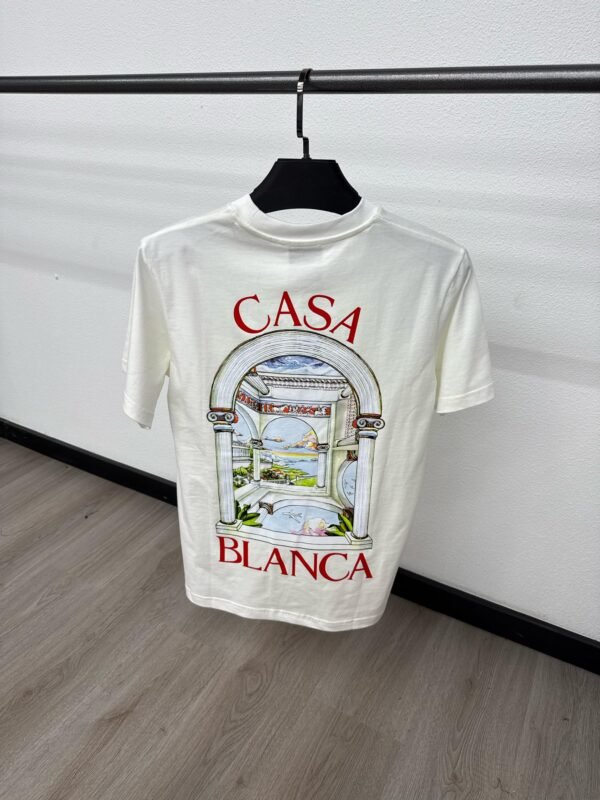 Casablanca Window White T-Shirt - Image 2