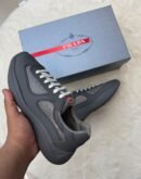 Prada Cups Mat Grijs Sneakers