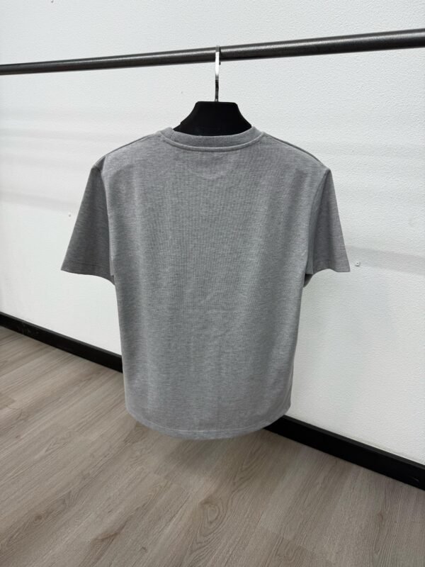 Christian Dior Grey Logo Grijze T-Shirt - Image 2