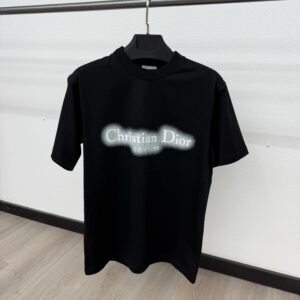 Christian Dior Mid Logo Black T-Shirt