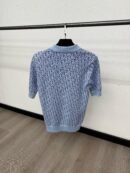 Christian Dior Oblique Polo Light Blue