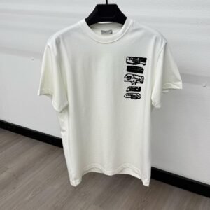 Christian Dior Verticaal White T-Shirt