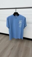Christian Dior Verticaal Blue T-Shirt