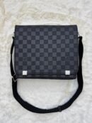Louis Vuitton Messenger Bag Double Magneet Black on Black