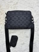 Louis Vuitton Duo Messenger Bag Monogram Black on Black