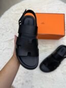 Hermes Genius Sandal Black