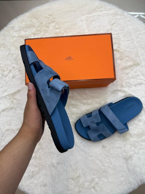 Hermes Genius Sandal Blue - Image 3