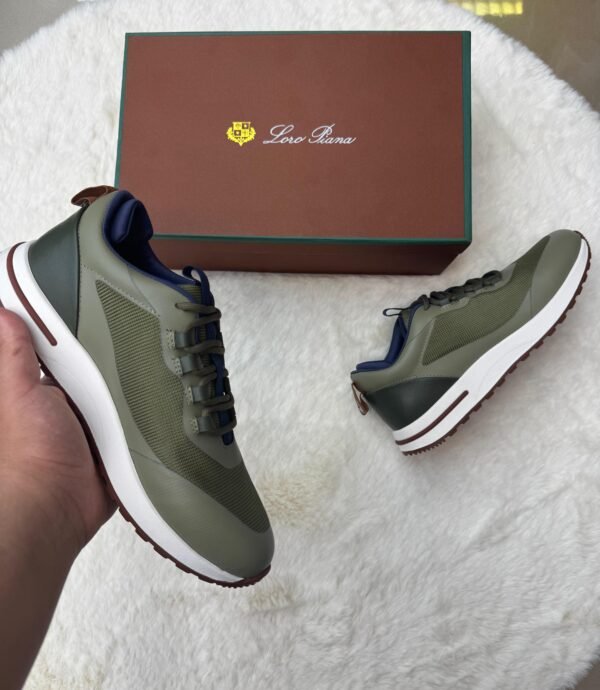 Loro Piana Week-End Walk In Sneakers Green - Image 2