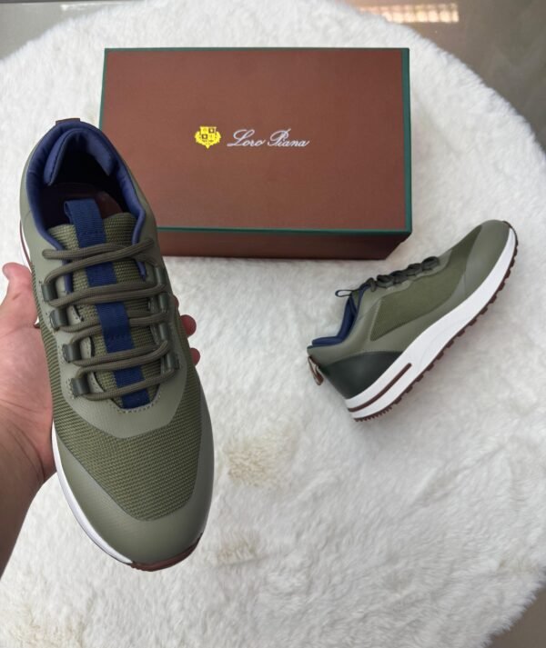 Loro Piana Week-End Walk In Sneakers Green - Image 3
