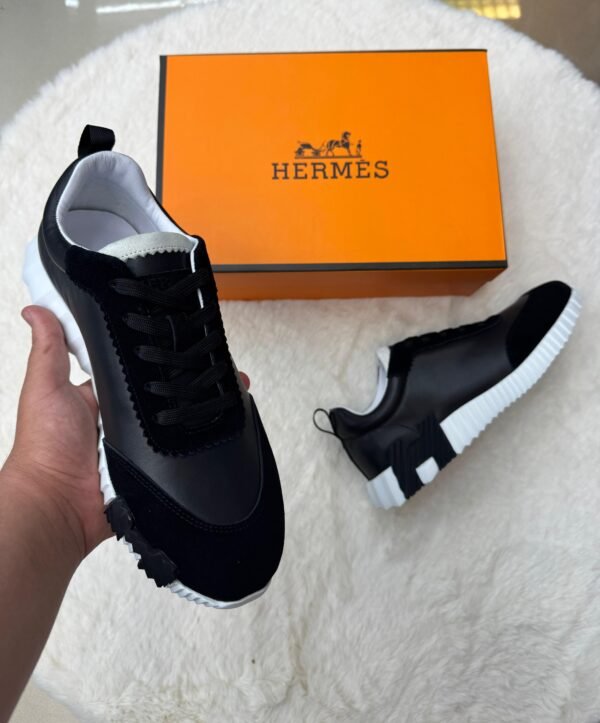 Hermes Bouncing Black Leather - Image 3