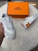 Hermes Bouncing White Orange Logo