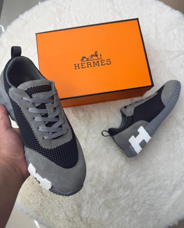 Hermes Bouncing Grey Suede - Image 2