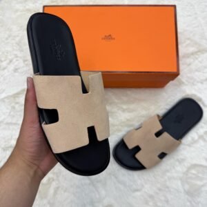 Hermes Izmir Zalm Beige Slippers