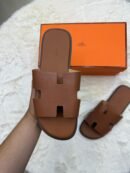 Hermes Izmir Licht Bruin Slippers