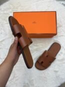 Hermes Izmir Licht Bruin Slippers