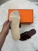 Hermes Izmir Donker Bruin Slippers