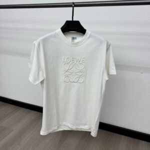 Loewe T-Shirt Logo Mid Wit