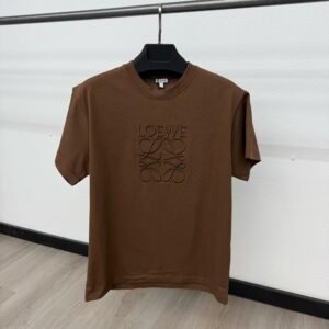 Loewe T-Shirt Logo Mid Bruin