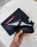 Prada Cups Mat Zwart Sneakers
