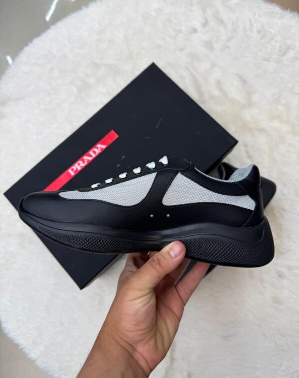 Prada Cups Mat Zwart Sneakers - Image 3
