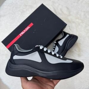 Prada Cups Mat Zwart Sneakers
