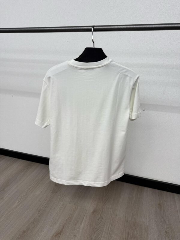 Moncler T-Shirt Wit Logo Mid - Image 2