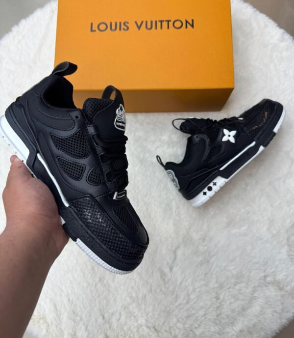 Louis Vuitton Skate Sneakers Black - Image 2