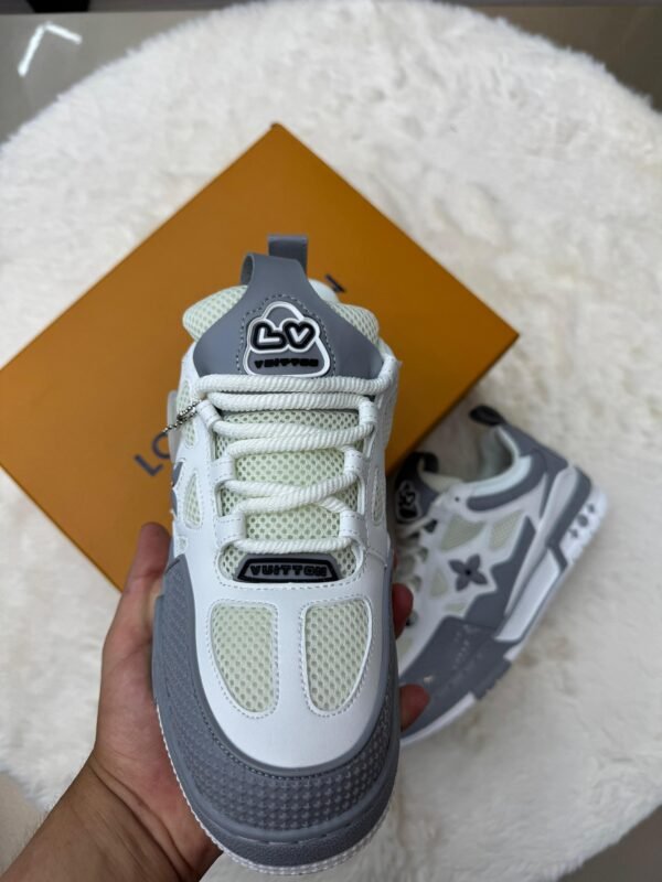 Louis Vuitton Skate Sneakers Grey - Image 2