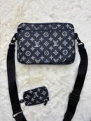 Louis Vuitton Trio Bag Dark Blue