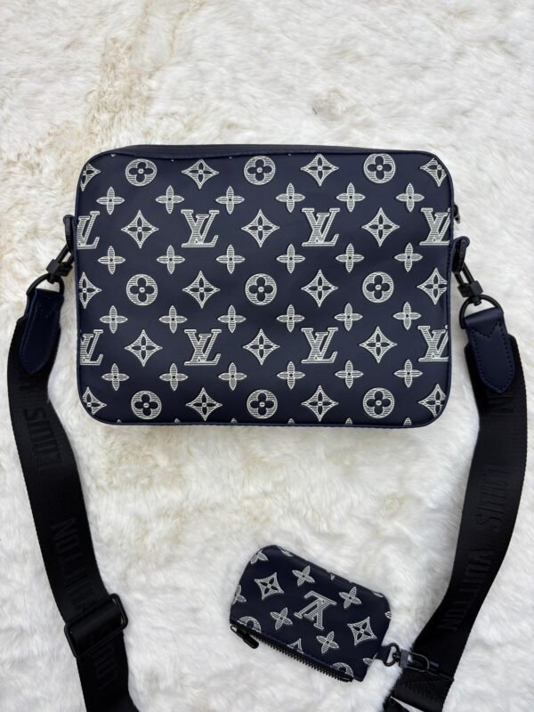 Louis Vuitton Trio Bag Dark Blue - Image 2