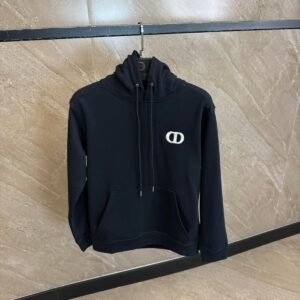 Christian Dior CD Hoodie Navy Blue