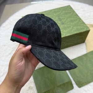 Gucci GG-Canvas Baseball Black Pet