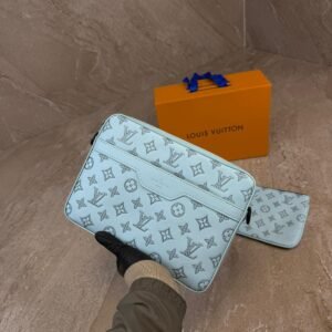 Louis Vuitton Trio Messenger Light Blue Bag High Quality