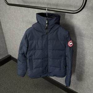 Canada Goose Mac Millan Blue, Red Logo High Quality