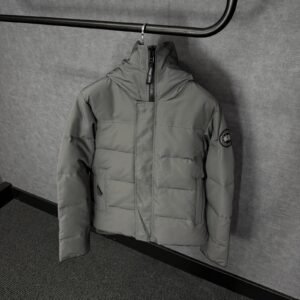 Canada Goose Mac Millan Grey, Black Logo High Quality