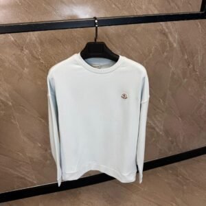Moncler Sweaters Light Blue