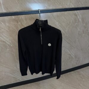 Moncler Sweaters Black, Met Rits
